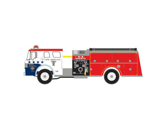Athearn 92024 HO Scale Ford C Canopy Cab Pumper Fire Truck Perryville Bicentennial