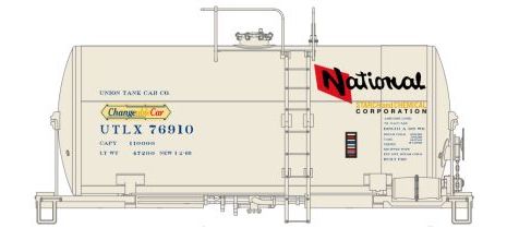 Athearn 96893 HO Scale NACC 8,000 Gallon Beer Can Tank Car NS&CH UTLX 76907