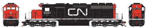 Athearn 98856 HO Scale EMD SD40 Canadian National CN 5001 DCC & Sound - NOS