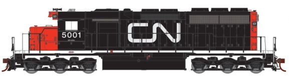Athearn 98856 HO Scale EMD SD40 Canadian National CN 5001 DCC & Sound - NOS