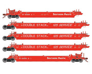 Athearn Genesis G1002 HO Scale Maxi II 5 Unit Well Car Southern Pacific SP 513388