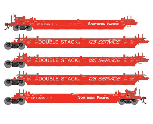 Athearn Genesis G1002 HO Scale Maxi II 5 Unit Well Car Southern Pacific SP 513388