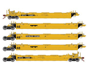 Athearn Genesis G1005 HO Scale Maxi II 5 Unit Well Car Trailer Train TTX DTTX 73081