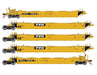 Athearn Genesis G1010 HO Scale Maxi II 5 Unit Well Car Trailer Train TTX DTTX 73045