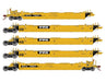 Athearn Genesis G1020 HO Scale Maxi II 5 Unit Well Car Trailer Train TTX DTTX 73077