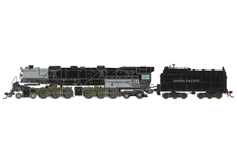 Athearn Genesis G1025 HO Scale 4-6-6-4 Challenger w/Oil Tender Union Pacific UP 3823 DC