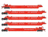 Athearn Genesis G1026 HO Scale Maxi II 5 Unit Well Car Southern Pacific SP 513382