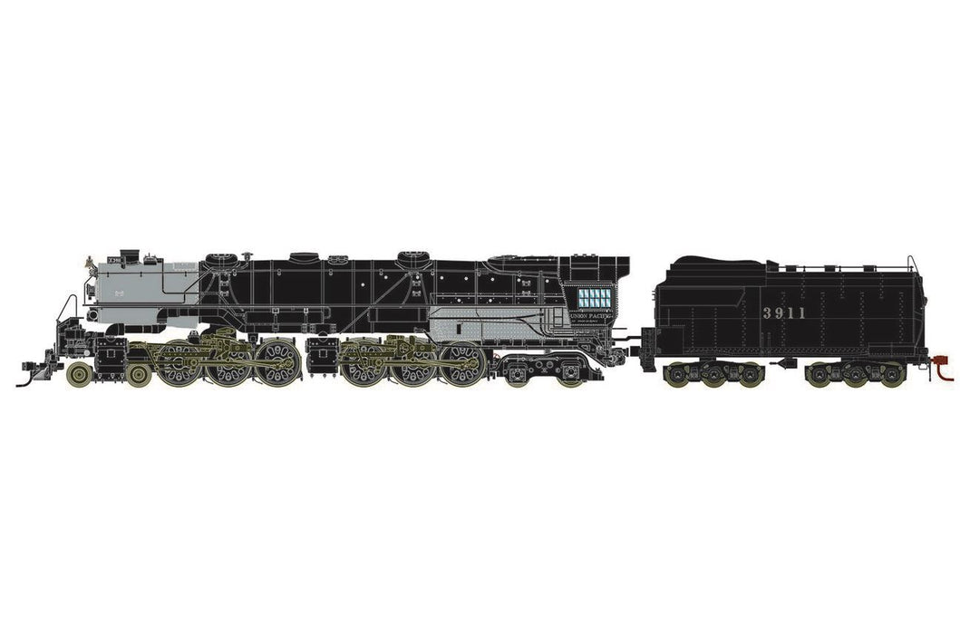Athearn Genesis G1030 HO Scale 4-6-6-4 Challenger w/Coal Tender Union Pacific UP 3911 DC