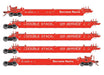 Athearn Genesis G1032 HO Scale Maxi II 5 Unit Well Car Southern Pacific SP 513371