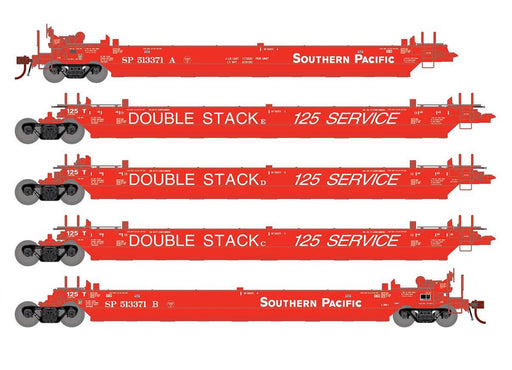 Athearn Genesis G1032 HO Scale Maxi II 5 Unit Well Car Southern Pacific SP 513371