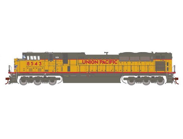 Athearn Genesis G1033 HO Scale EMD SD90MAC-H Ph2 Union Pacific UP 'Wings' 8543 DC