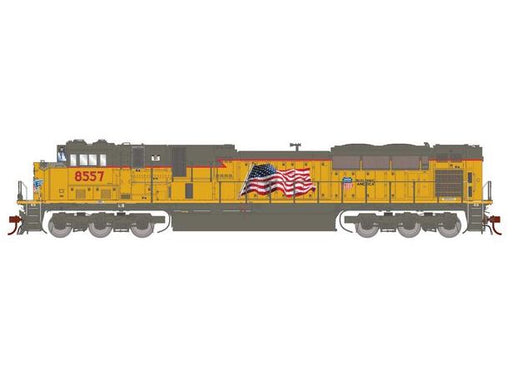 Athearn Genesis G1037 HO Scale EMD SD90MAC-H Ph2 Union Pacific UP 'Flag' 8557 DC