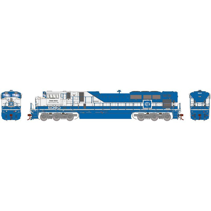 Athearn Genesis G1049 HO Scale EMD SD90MAC-H Ph2 EMD Demonstrator EMDX 9600 DCC/Sound