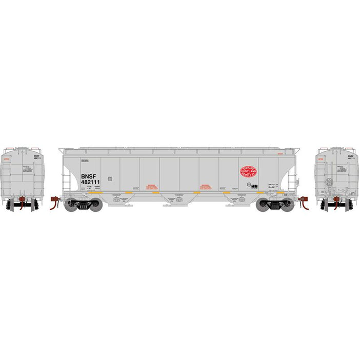 Athearn Genesis G1055 HO Scale Trinity 5161 Covered Hopper BNSF 'SP&S Heritage' 482111