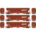 Athearn Genesis G1057 HO Scale Trinity 5161 Covered Hopper BNSF 3-Pack #1