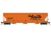 Athearn Genesis G1060 HO Scale Trinity 5161 Covered Hopper Rio Grande DRGW 10417