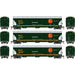 Athearn Genesis G1067 HO Scale Trinity 5161 Covered Hopper Kansas City Southern KCS 3-Pack #2