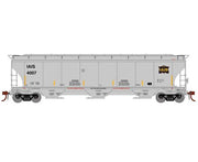 Athearn Genesis G1068 HO Scale Trinity 5161 Covered Hopper Iowa Interstate IAIS 4007