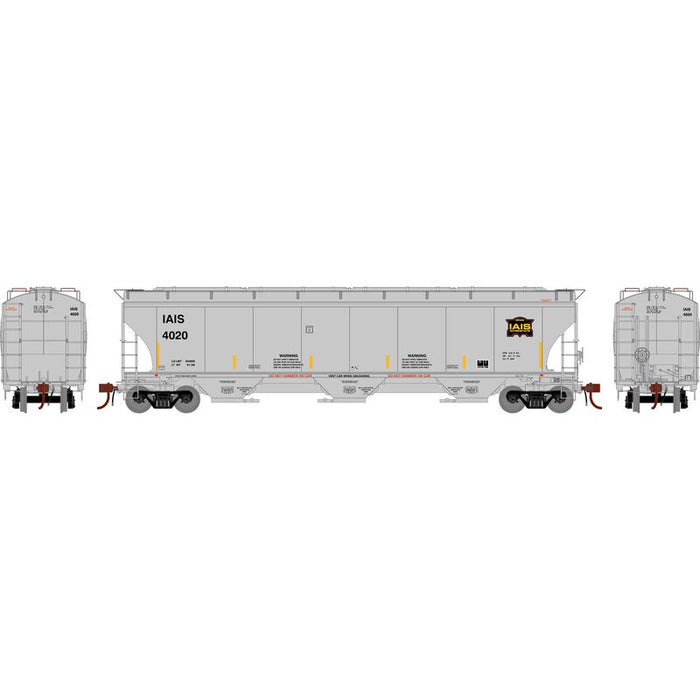 Athearn Genesis G1069 HO Scale Trinity 5161 Covered Hopper Iowa Interstate IAIS 4020