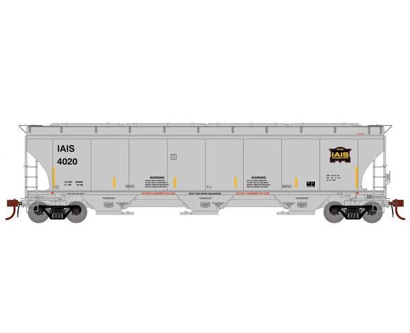 Athearn Genesis G1069 HO Scale Trinity 5161 Covered Hopper Iowa Interstate IAIS 4020