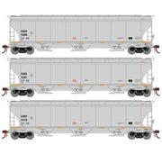 Athearn Genesis G1077 HO Scale Trinity 5161 Covered Hopper Cargill CGEX 3-Pack #1