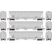 Athearn Genesis G1081 HO Scale Trinity 5161 Covered Hopper Tate & Lyle STLX 3-Pack #1