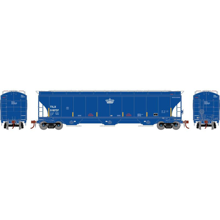 Athearn Genesis G1084 HO Scale Trinity 5161 Covered Hopper Trinity Leasing TILX 518737