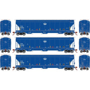 Athearn Genesis G1085 HO Scale Trinity 5161 Covered Hopper Trinity Leasing TILX 3-Pack #1