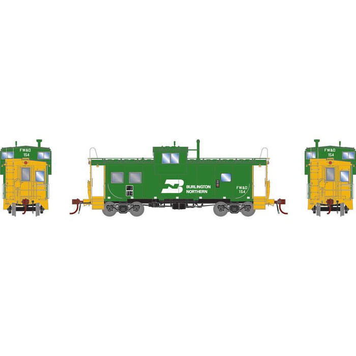 Athearn Genesis G1093 ICC Caboose Fort Worth & Denver (BN) FWD 154 w/DCC & Lights