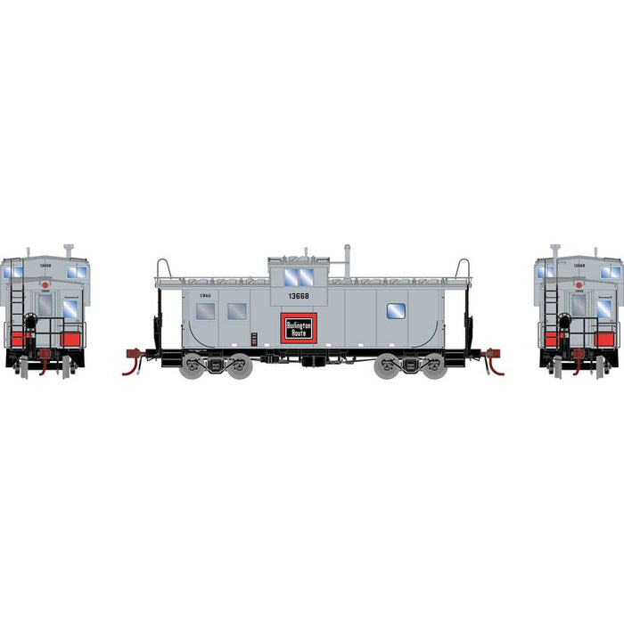 Athearn Genesis G1098 ICC Caboose Burlington CB&Q 13668 w/DCC Lights & Sound
