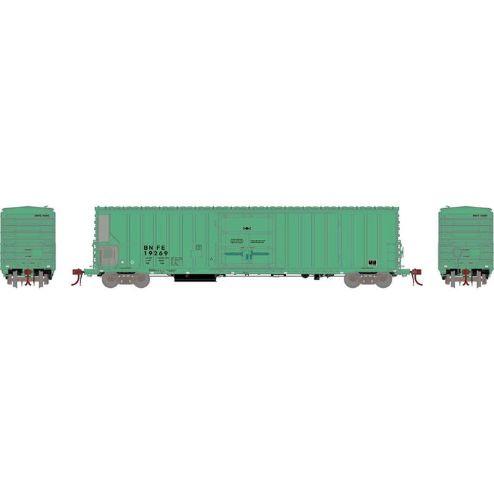 Athearn Genesis G1129 FGE 57' Mechanical Reefer BN BNFE 'Green' 19269 w/Sound Prime for Grime