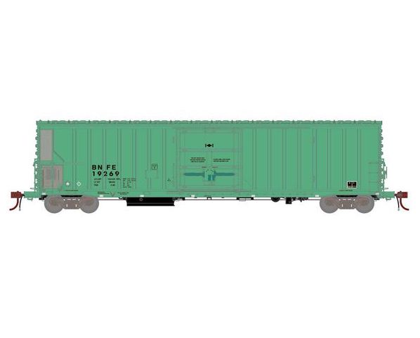 Athearn Genesis G1129 FGE 57' Mechanical Reefer BN BNFE 'Green' 19269 w/Sound Prime for Grime