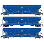 Athearn Genesis G1144 HO Scale Trinity 5161 Covered Hopper Trinity Leasing TILX 3-Pack #2