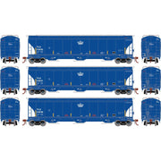 Athearn Genesis G1144 HO Scale Trinity 5161 Covered Hopper Trinity Leasing TILX 3-Pack #2