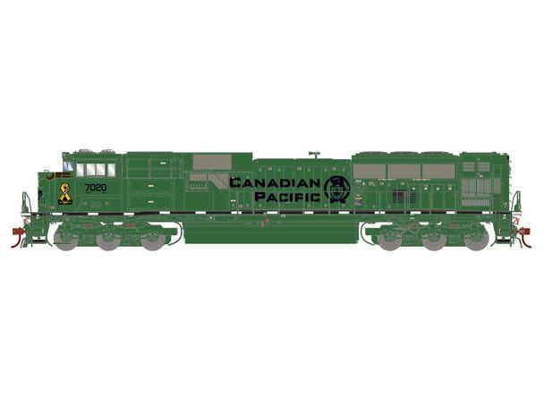 Athearn Genesis G1147 HO Scale SD70ACU Canadian Pacific CP 'Military Tribute' 7020 DC