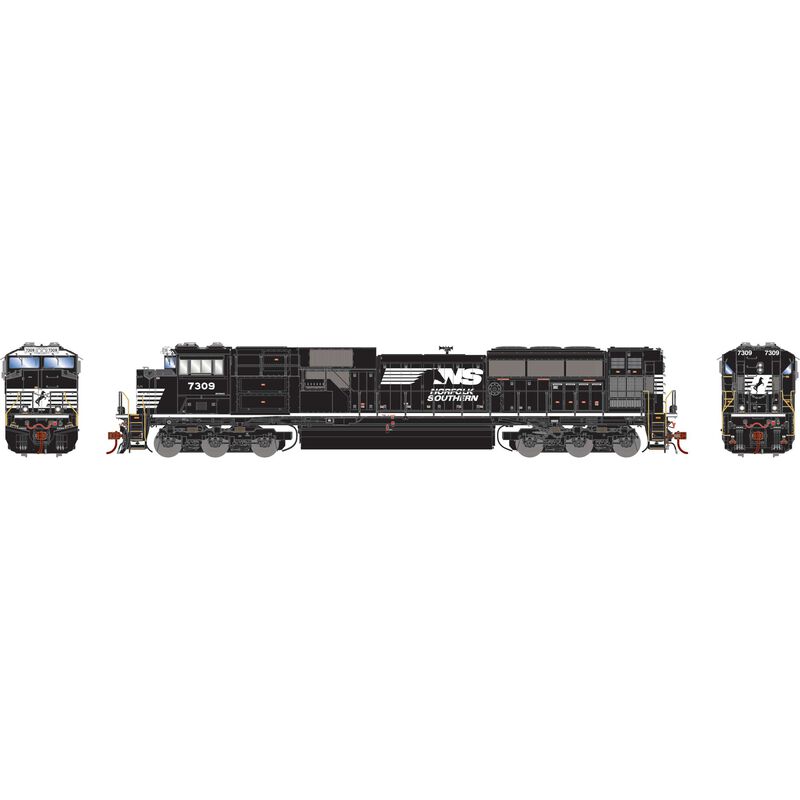 Athearn Genesis G1153 HO Scale SD70ACU Norfolk Southern NS 7309 DC