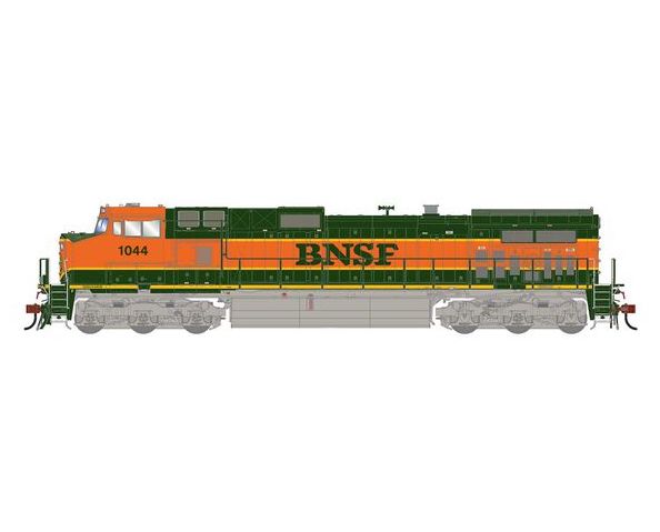 Athearn Genesis G1201 HO Scale Dash 9-44CW BNSF 'Heritage I' 1044 DC