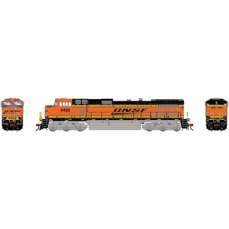 Athearn Genesis G1202 HO Scale Dash 9-44CW BNSF 'Wedge' 4433 DC