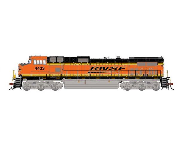 Athearn Genesis G1202 HO Scale Dash 9-44CW BNSF 'Wedge' 4433 DC