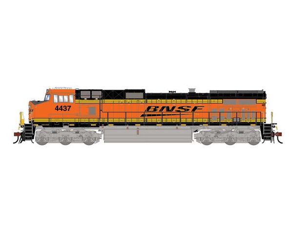 Athearn Genesis G1203 HO Scale Dash 9-44CW BNSF 'Wedge' 4437 DC