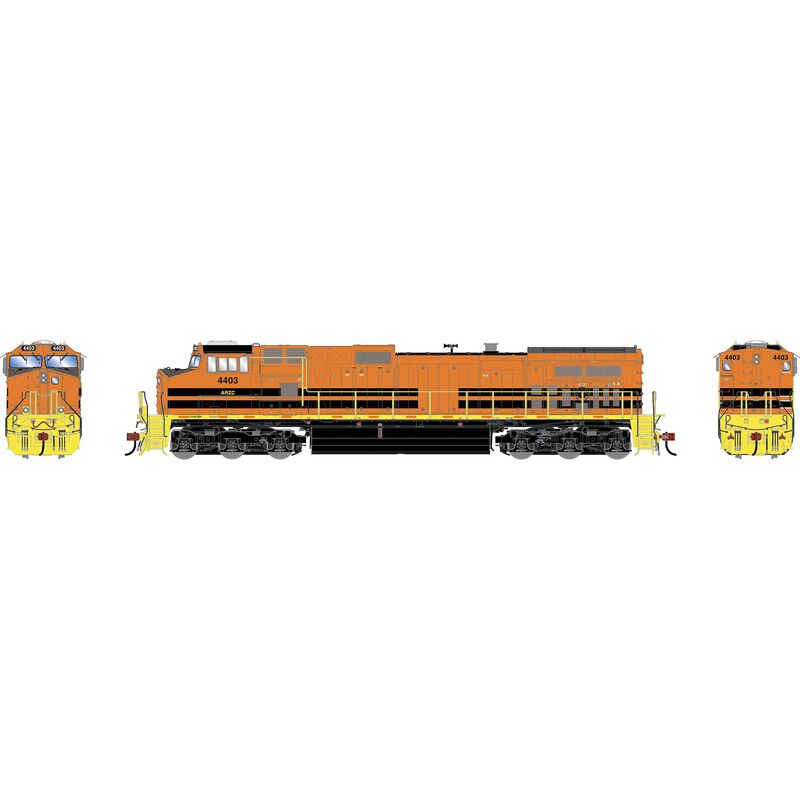 Athearn Genesis G1212 HO Scale Dash 9-44CW Arizona & California ARCZ 4403 DC