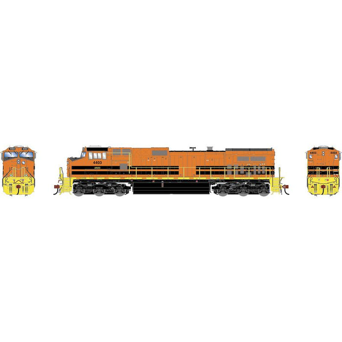 Athearn Genesis G1212 HO Scale Dash 9-44CW Arizona & California ARCZ 4403 DC