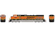 Athearn Genesis G1224 HO Scale Dash 9-44CW BNSF 'Wedge" 4484 DCC/Sound