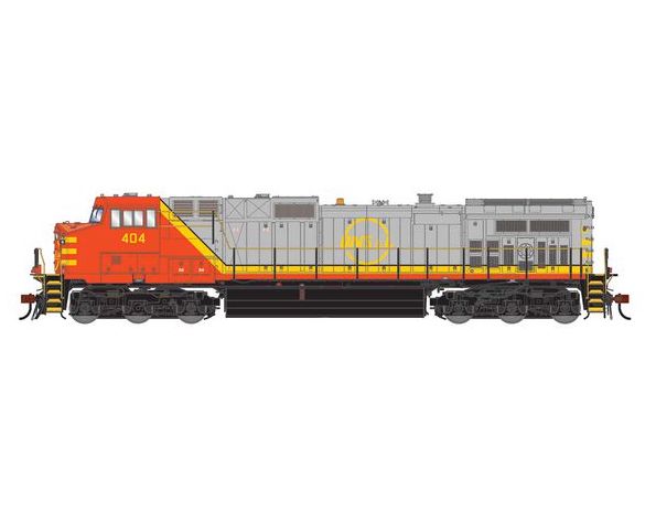 Athearn Genesis G1228 HO Scale Dash 9-44CW Quebec, North Shore & Labrador QNSL 404 DCC/Sound