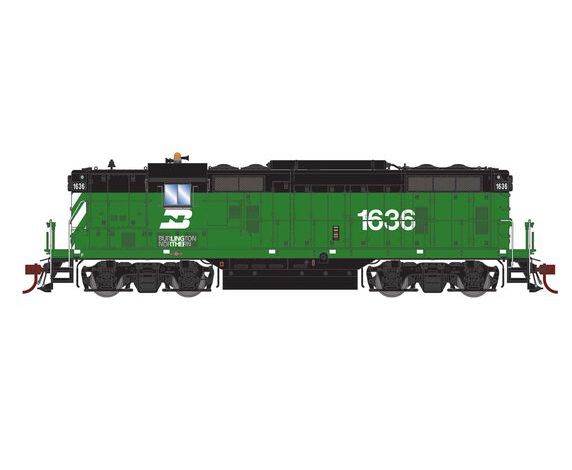 Athearn Genesis G1239 HO Scale EMD GP7 Burlington Northern BN 1636 DC