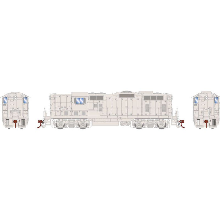 Athearn Genesis G1260 HO Scale EMD GP7 Undecorated Ph III w/Dynamic Brakes DCC/Sound