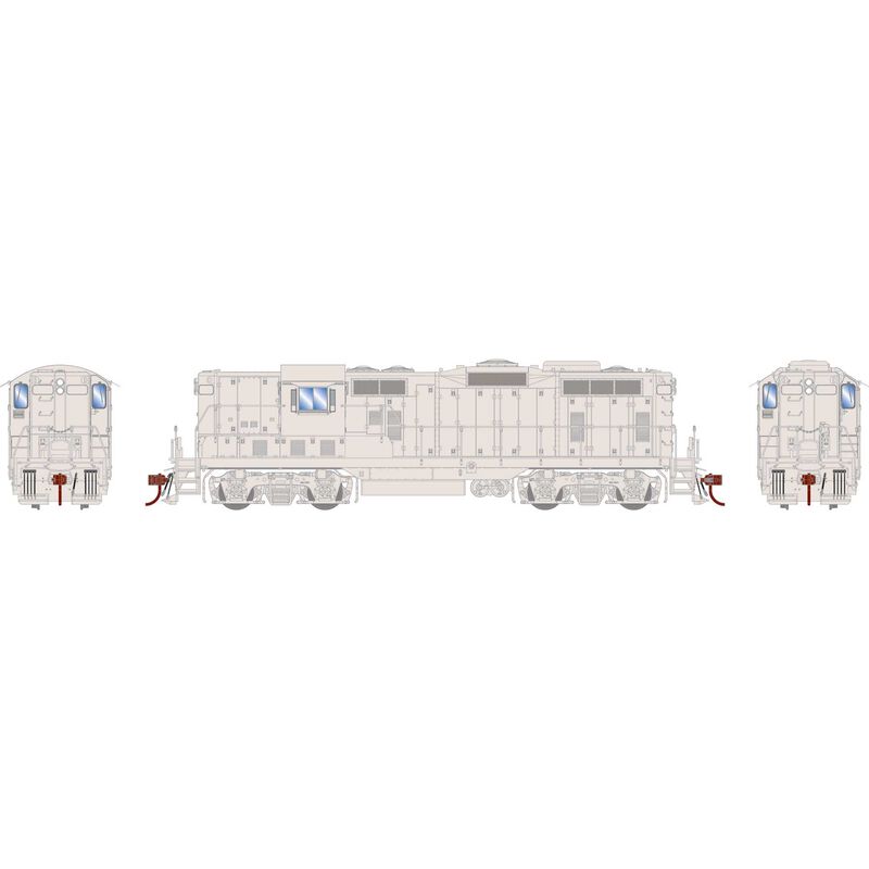 Athearn Genesis G1262 HO Scale EMD GP7 Undecorated Ph II w/Dynamic Brakes DCC/Sound