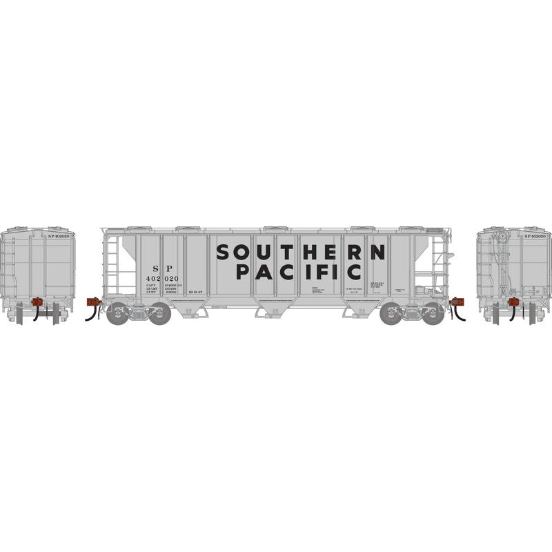 Athearn Genesis G1274 HO Scale PS-2 2893 Covered Hopper Southern Pacific SP 402020