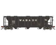 Athearn Genesis G1280 HO Scale PS-2 2893 Covered Hopper Wabash WAB Primed for Grime 31140