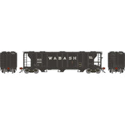 Athearn Genesis G1280 HO Scale PS-2 2893 Covered Hopper Wabash WAB Primed for Grime 31140